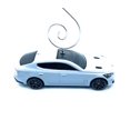 thumbnail image 2 of 2019 Kia Stinger GT Christmas Ornament 1:64 Gray, 2 of 3