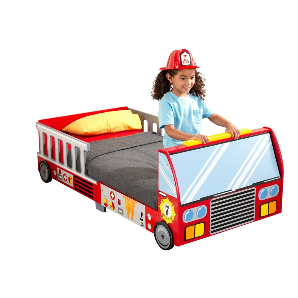 KidKraft Fire Truck Toddler Bed