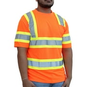 Hi-Viz Orange Class 3 Short Sleeve Mesh T-Shirt