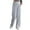 Gray, variant on Lenpel Girls' Wide Leg Pants Children Lightweight Elastic High Waisted Loose Lounge Pants Baggy Causal Trousers with Pockets