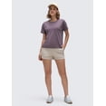 thumbnail image 3 of CRZ YOGA Pima Cotton Relaxed T-Shirts for Women Workout Athletic Gym Casual Short Sleeve Shirts, 3 of 5