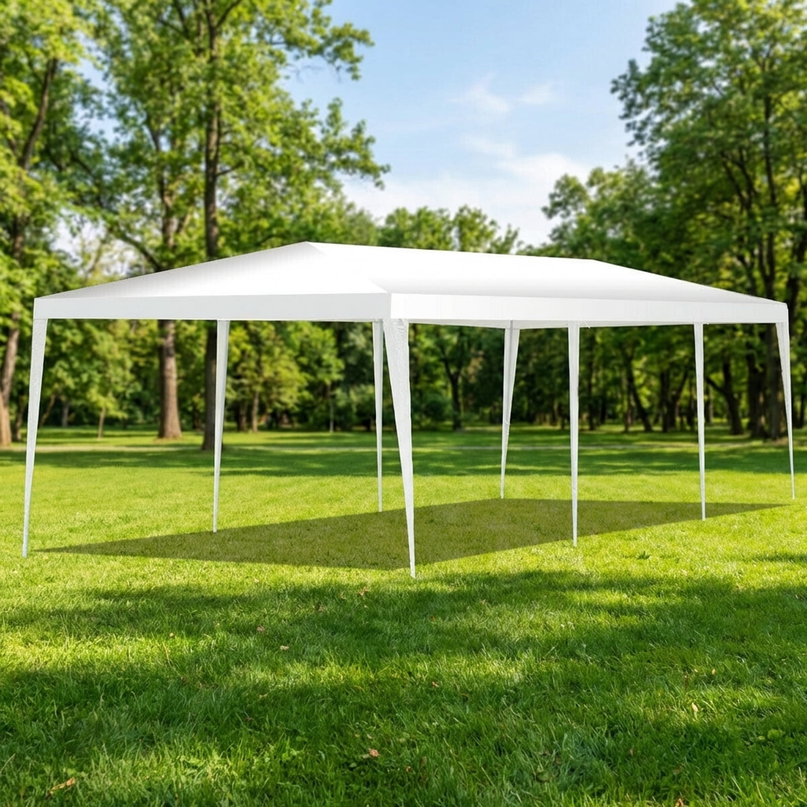 Biotree 10 x 30 Feet Gazebo Canopy Tent with Connection Stakes and Wind Ropes Party Wedding Event Camping