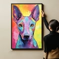 thumbnail image 4 of Xoloitzcuintli Dog Gift - Art Bedroom - Graffiti Dog Wall Art For Living Room Large Size Modern Home Wall Decor Abstract Canvas Wall Art Ready to Hang Size 11''x17'', 24''x36'', 4 of 4