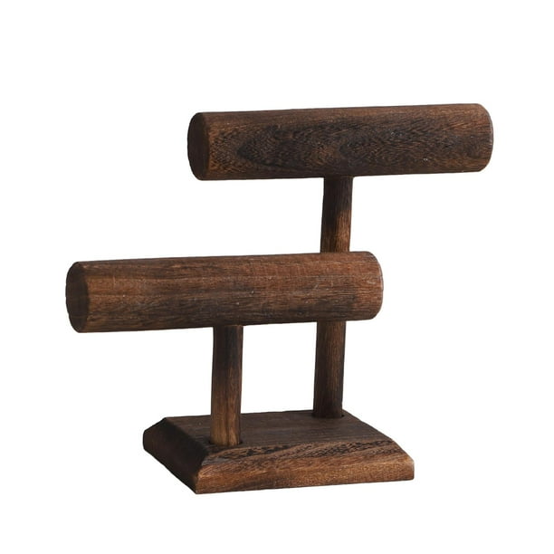 Soporte para pulseras Organizador de pulseras Mesa estable para hombres Mujeres Soporte para relojes 2 capas