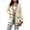 *Beige, variant on ClodeEU Women's V Neck Button Down Knit Cardigan,Long Sleeve Casual Solid Sweater Jacket With Pockets ,Women's Plus XXL