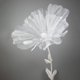 thumbnail image 5 of Rosa roja 60 cm flor de gasa de boda flor de malla de seda hecha a mano fotografía fotografía decoración de ventana diseño de escena guía de camino de boda flor flor de gasa, 5 of 5