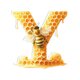 thumbnail image 1 of Precios Bajos Siempre, Colgante de panal pequeño con 26 letras en inglés para bebé volador, colgante plano de acrílico para coche, colgante decorativo para el hogar con abejas Akmoler, 1 of 9