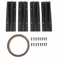thumbnail image 2 of Rear 4PCS Car Rear Lower Spoiler Sporty Universal Rear Bumper Chassis Diffuser Lip Wing Splitter For 1 Series E90 E91, 2 of 8