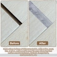 thumbnail image 6 of Floor Transition Strip,6.56ft x 1.57"(LxW) Self Adhesive Vinyl Flooring Edging Trim PVC Flooring Flat Divider Strip Cover Strips for Joining Floor Gaps, Red Vein White, 6 of 7