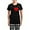 With Checker Pant, variant on CafePress - I Heart My Amazing Husband Pajamas - Women's Short Sleeve Print T-Shirt and Pants Dark Cotton Pajama Set
