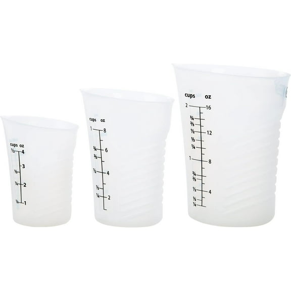 Prep Solutions 3 Piece High Heat Silicone Measuring Cup Set
