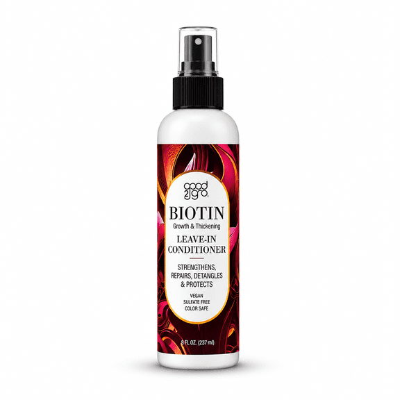 Good2Gro Biotin Leave-In Conditioner, 8 fl oz, Sensitive Scalp, Collagen Moisture
