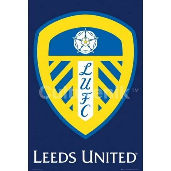 Leeds United Club Crest Poster (36 X 24)