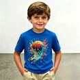 thumbnail image 1 of Vêtements Garçon Col Rond T-Shirt Garçon à Manches Courtes T-Shirts Garçons T-Shirts Mignons pour Filles 2T, 1 of 3