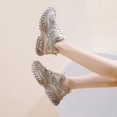thumbnail image 4 of Women's Mesh Platform Sneakers;Breathable PU and Mesh Sports Shoes;Non-Slip Compression Molded EVA Mixed Foam Midsole;Comfortable Memory Foam Insoles Casual Shoes, 4 of 5