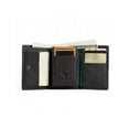 thumbnail image 2 of Men's Trifold Wallet Genuine Leather Credit Card Holder Wallet For Women Men,Small Front Pocket Wallet Male Purse  Slim Tri-Fold Wallet Fathers Day Gifts Birthday And Valentine's Day Gift For Him Her, 2 of 8
