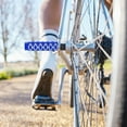thumbnail image 6 of Uxcell 4 Pack Aluminum Alloy Bike Pegs Anti-Skid Fit 3/8 inch Axles with Circle Blue, 6 of 7