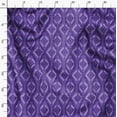 thumbnail image 3 of Soimoi Cotton Poplin Purple Fabric By the Yard - 42 Inch Wide - Ikat Geometric Print Fabric - Ethnic and Bohemian Patterns for Trendy Projects Printed Fabric, 3 of 6