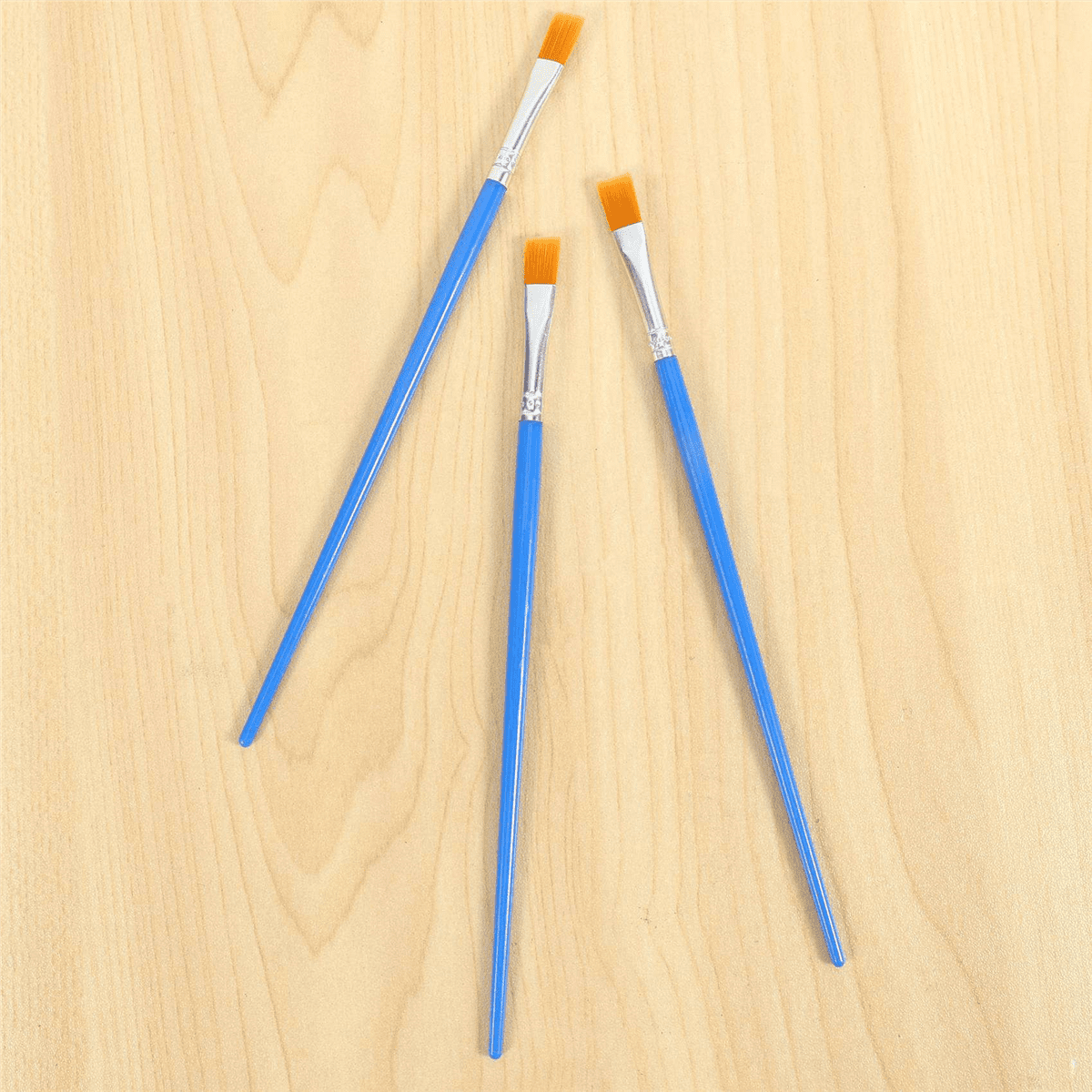 Paint Brushes Set 400 Pcs Kids Nylon Flat Hair Small Oil Watercolor Artist Painting Kits Bulk for Children