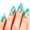 HC-005, variant on Press-type nail art, pink metallic chrome false nails, glossy gradient acrylic nails, laser holographic gel nail art, women's nail art, 24 pieces per pack.