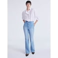 thumbnail image 2 of Scoop Women's High Rise Denim Trousers with Patch Pockets, Sizes 0-20, 2 of 4