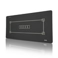 thumbnail image 1 of VEVOR Poker Table Top 70 x 35 Inch Poker Mat 6-8 Players Foldable with Bag Black, 1 of 9