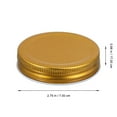 thumbnail image 2 of PENGXIANG 16Pcs 70mm Practical Air Tight One-piece Type Tinplate Cap Secure Mason Jar Lids, 2 of 6