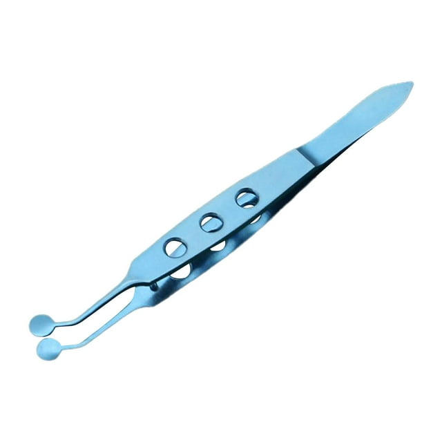 Pinzas para glándulas de Meibomian, herramienta para ojos oftálmicos, abrazadera de instrumentos para párpados para de , Aleación de 6x6mm Aleación de titanio 6x6mm DYNWAVEMX Pinza de masaje de párpados