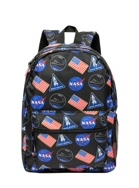 NASA Unisex Student Backpack All Over Print American Flag