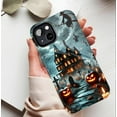 thumbnail image 5 of Halloween Spooky Glowing Pumpkin Witch Phone Case for iPhone 11/12/13/14/15/16 Pro Max Plus – TPU Soft Durable Shockproof Design, Perfect for Festival Decor Enthusiasts, 5 of 9