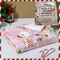 thumbnail image 5 of 50 x 60 Inches Pink Christmas Blankets Christmas Throw Blanket Cute Christmas Flannel Blanket Soft Warm Lightweight Blanket for Christmas Sofa Bed Home Gift Decor(Xmas Tree), 5 of 6