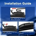 thumbnail image 4 of HAHDAXIA RAINTOK Windshield Wiper Blades Replacement for Acura MDX 2007 2008 2009 2010 2011 2012 2013 Original Factory Quality Front Rear Wipers Blade Set for Car - 26" 21" 12" (Piece of 3), 4 of 6