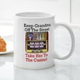 thumbnail image 3 of CafePress - Grandma's Lucky Casino Mug Great Gift Idea! - 11 oz Ceramic Mug - Novelty Coffee Tea Cup, 3 of 4