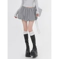 thumbnail image 5 of Women Y2K Bubble Mini Skirt High Waist Ruffle Hem A Line Pleated Short Skirt Teen Girls Going Out Puffy Short Skirts Streetwear, 5 of 7