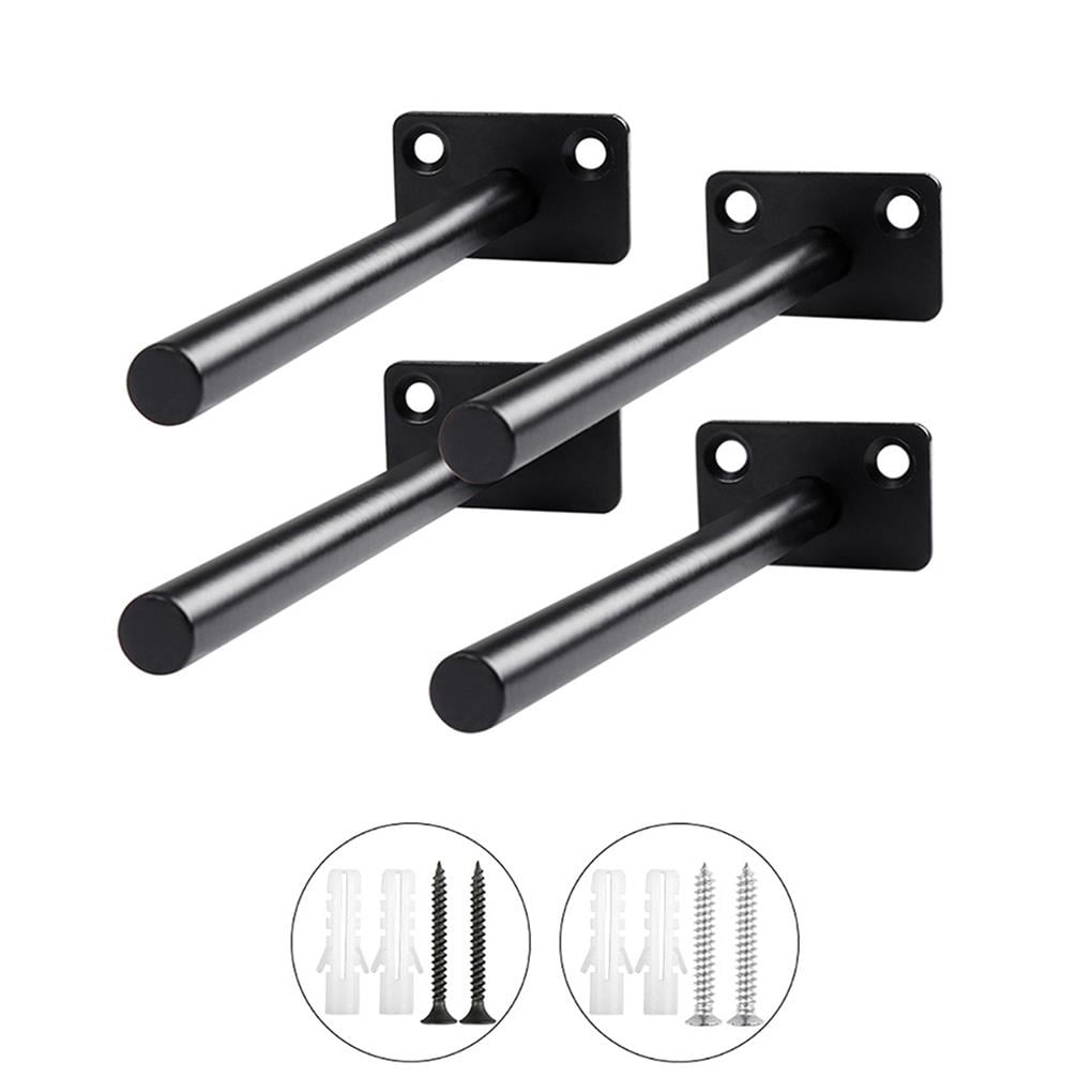 Solid Steel Floating Shelf Bracket Rustproof Blind Shelf Drywall Brick