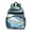 Blue Marble Gold, variant on Blue Marble Gold Wave Pattern Backpack for School,Cute School Bag,Schoolbag with Adjustable Shoulder Straps & Padded Back,15.25"x11.5"x5.25"