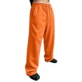 thumbnail image 2 of IAJDKMEK Men's Fleece Lined Jogger Sweatpants - Elastic Drawstring, Casual Sweatpants for Men, Trendy Pants for Street and Sports, 2 of 9