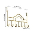 thumbnail image 3 of Kadlawus Under $5 ! Cloud Door Hooks No Hole Installation Hanger Rack Coat Hat Towel Organizer Closet Entryway Storage Home Organization Solution, 3 of 6