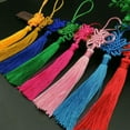 thumbnail image 4 of HOOUN 2PCS Lucky Braided Chinese Knot Tassel String Pendant Bag Car Home Decoration-3, 4 of 9