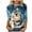 M-Blue, variante sur Haut Thermique pour Hommes de la Série Pingouin de Noël pour Dames, Manches Trois Quarts, Hauts Thermiques pour Femmes à Manches Longues, Paquet, Hauts Thermiques pour Femmes à Manches Longues, Grande Taille, Haut Thermique pour Femmes Grande Taille