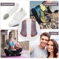 thumbnail image 6 of Happy Feet Toe Alignment Separator Socks, Prevent Foot Cramps and hammertoes, Toe Separator Massage Socks, 6 of 14