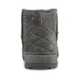 thumbnail image 3 of Journee Womens Tarla Round Toe Warm Flexible Sherpa Comfort Slipper Bootie, 3 of 9