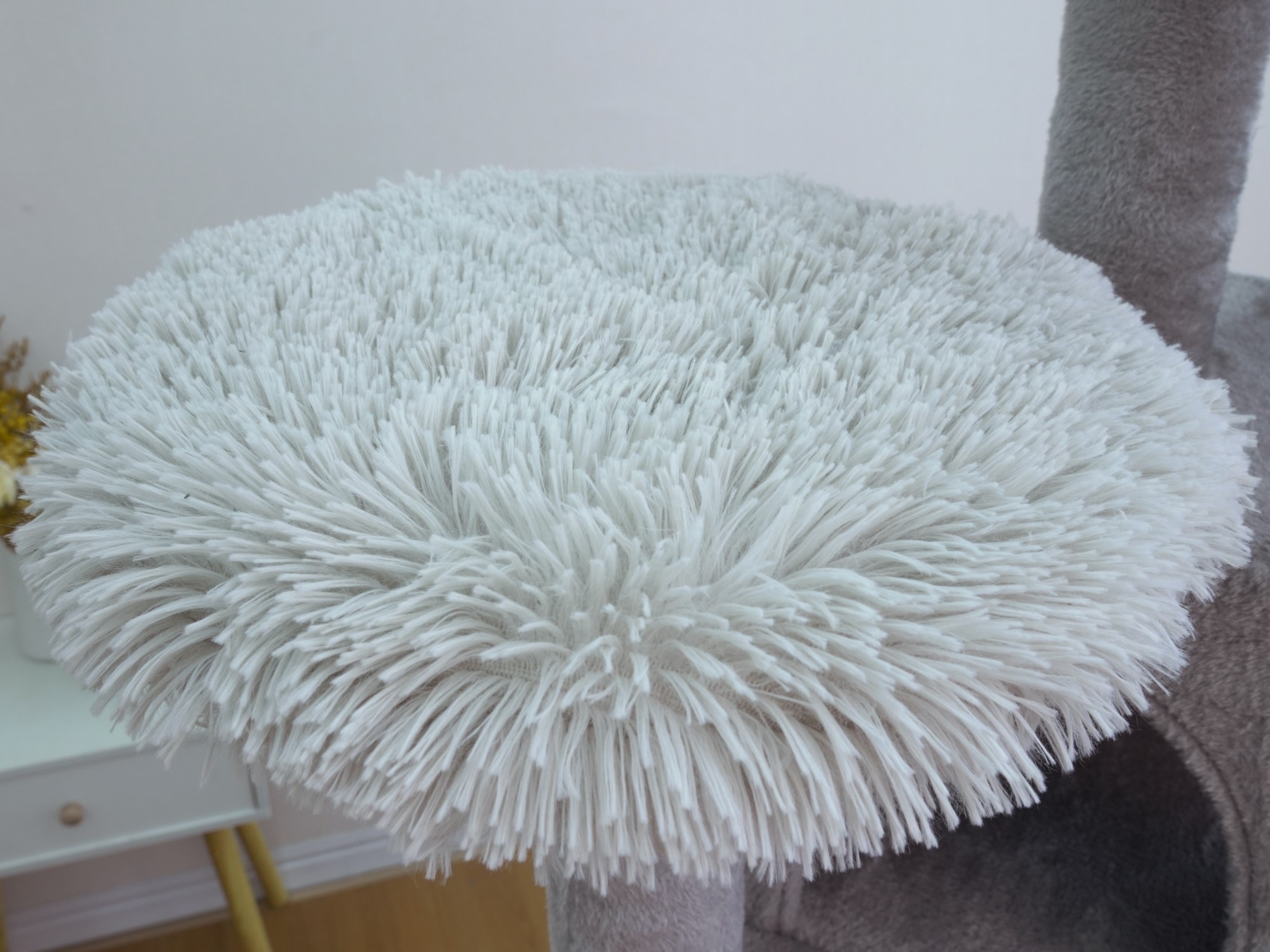 Vibrant Life Large 8-Level 73" Cat Tree with Condo, Hammock and Scratching Posts, Light Gray