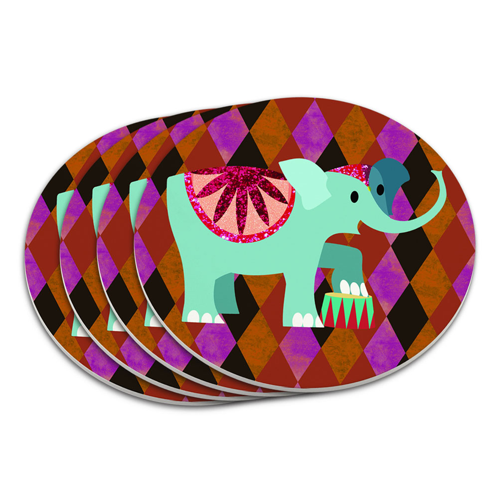 Circus Elephant Coaster Set