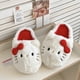 thumbnail image 5 of Sanrioed Hello Kitty Women Plush Slippers Anime Kawaii Cute Cotton Shoes Student Winter Bedroom Soft Shoes Girls Festival Gifts, 5 of 5