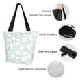 thumbnail image 6 of Fotbe Rabbit And Star Pattern Beach Tote,Shoulder Handbag,Spacious Tote Bag,Lightweight Travel Bag,Versatile Shopping Bag, 6 of 9