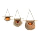 thumbnail image 4 of Cesta de Frutas de Pared Cestas Colgantes Trenzadas para Cocina Cesta de Frutas y Verduras Almacenamiento de 3 Niveles Bolsillo Tejido Colgante A, 4 of 5