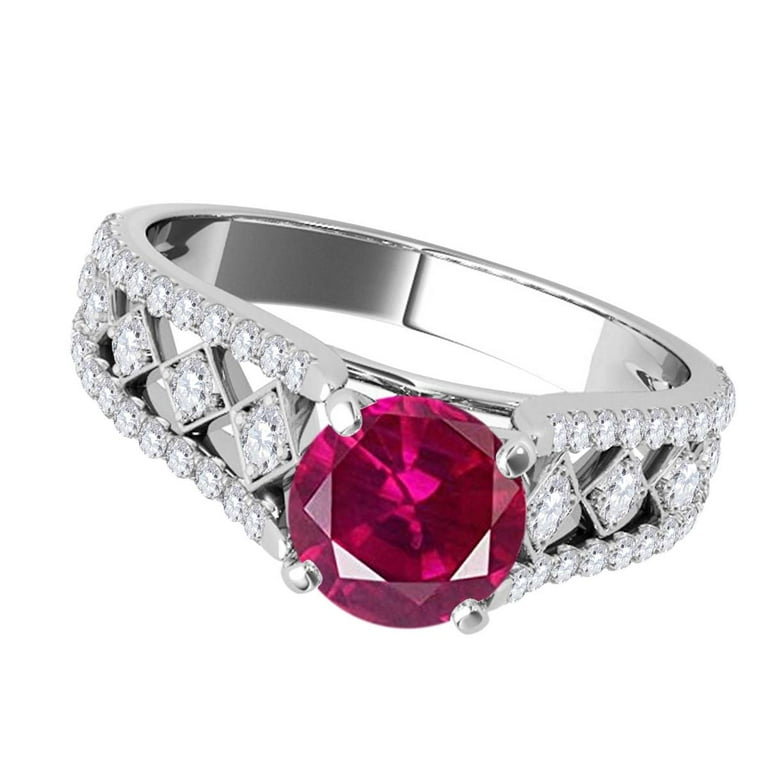 Walmart store ruby rings