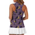 thumbnail image 5 of Whosucclay Halloween Moon Pattern Design Golf Vest Womens Golf Shirt for Ladies, Breathable Fashion for Running Athletic Outdoor, 5 of 8