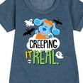 thumbnail image 3 of Blue's Clues - Creeping It Real - Toddler And Youth Girls Fleece Dress, 3 of 5